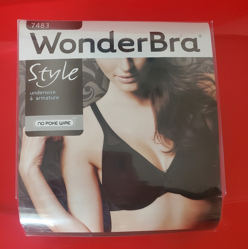 Wonderbra poke free wire 40DD black new